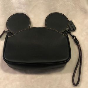 Coach Mickey Mouse Wristlet